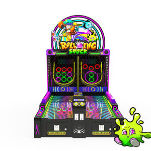 Funspace fabbrica all'ingrosso gioco centro attrezzature a gettoni <span class=keywords><strong>Zombie</strong></span> rotolamento 2 giocatori macchina da gioco Bowling - Product Image 2