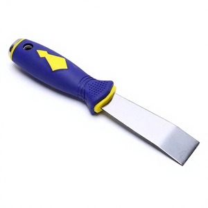 Outil de réparation de pneus avec manche bleu pour retirer les poids d'équilibrage et nettoyer la surface des pneus - Product Image 4
