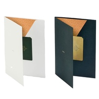 Carpeta Portadocumentos Personalizada WS A4/A5 de Papel Recubierto con Tapa Dura, Bolsillo y Proceso de Laminación - Guangdong