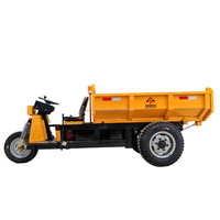 Tricycle électrique tout-terrain / Mini-dumper 3000 kg avec moteur AC 5500 W / Tricycle électrique ZL300 3 tonnes pour usage minier