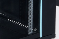 Baie de serveur murale TBS 12U 19 pouces, profondeur 600 mm, en kit plat KD, avec roulettes pour hub de surveillance de sécurité