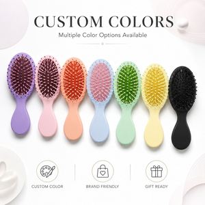 Mini cepillo de pelo con cojín de aire, peine de masaje portátil para viaje, cepillo para aliviar el cuero cabelludo para niños y mujeres, OEM - Product Image 3