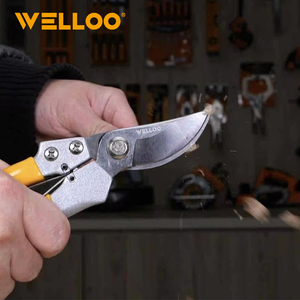 Cisailles de jardinage multi-usages WELLOO, <span class=keywords><strong>entretien</strong></span> facile, lame en acier au carbone de 8 pouces, cisailles de taille pour bricolage, jardin - Product Image 3