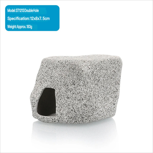 Aquarium Fischbecken Landschaftsgestaltung Umweltfreundlicher Zylindrischer Keramiktopf Pflege Dekoration <span class=keywords><strong>Pleco</strong></span>-Höhle Zucht 1,5L Mehrere Größen - Product Image 5