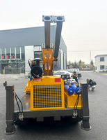 Rig de forage géotechnique rotatif hydraulique complet pour prélèvement d'échantillons, autopropulsé sur chenilles, avec moteur, pompe, boîte de vitesses et roulement