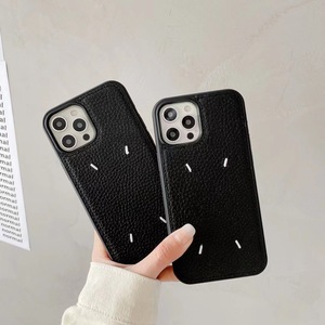 Custodia Protettiva Semplice ed Elegante in Ecopelle Goffrata di Lusso per iPhone 15 16 14 13 12 <span class=keywords><strong>11</strong></span> Pro Max - Product Image 2