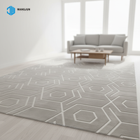 Tapis de sol en polyester gaufré 3D pour la décoration intérieure, tapis de salon, tapis de sol gaufrés, prix d'usine