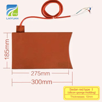 Laiyuan Plaque chauffante électrique flexible haute température 220V en caoutchouc de silicone pour pneu de voiture