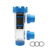 Cellule électrolytique en titane RP-25 pour chlorinateur au sel de piscine avec 7 plaques et boîtier en PC sans câble