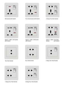 <span class=keywords><strong>Prise</strong></span> Murale 86 Pour Salon <span class=keywords><strong>Chambre</strong></span>, Récepteur Satellite Unique, Boîtier Décodeur <span class=keywords><strong>TV</strong></span> Câble, <span class=keywords><strong>Prise</strong></span> PC Industriel Blanche - Product Image 4