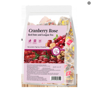 Té de Frutas Herbal Natural y Saludable OEM Personalizado con Sabor Original de Arándanos, Moras y Espino Blanco, Mezcla Detox Adelgazante, Té de la Diosa - Product Image 1