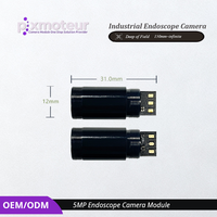 Módulo de Cámara Endoscópica Industrial de Doble Lente, 0.3MP, USB 2.0, Impermeable, para Inspección de Tuberías