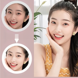 Mode filles Rechargeable Mini cosmétique maquillage miroir réglable lumière LED poche pliante conception mariage anniversaire décoratif - Product Image 3