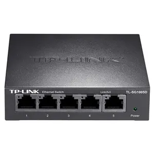 Tp-link SG1005D gigabit switch ethernet gigabit Full Auto MDI/MDIX MAC full-duplex desktop plug and play steel shell porta RJ45