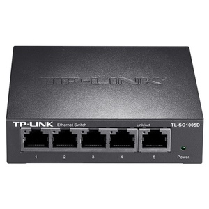 TP-Link <span class=keywords><strong>SG1005D</strong></span> Bộ Chuyển Mạch Gigabit Cổng RJ45 Vỏ Thép Cắm Và Chạy Song Công Hoàn Toàn MDI/MDIX MAC Tự Động Gigabit Ethernet - Product Image 1