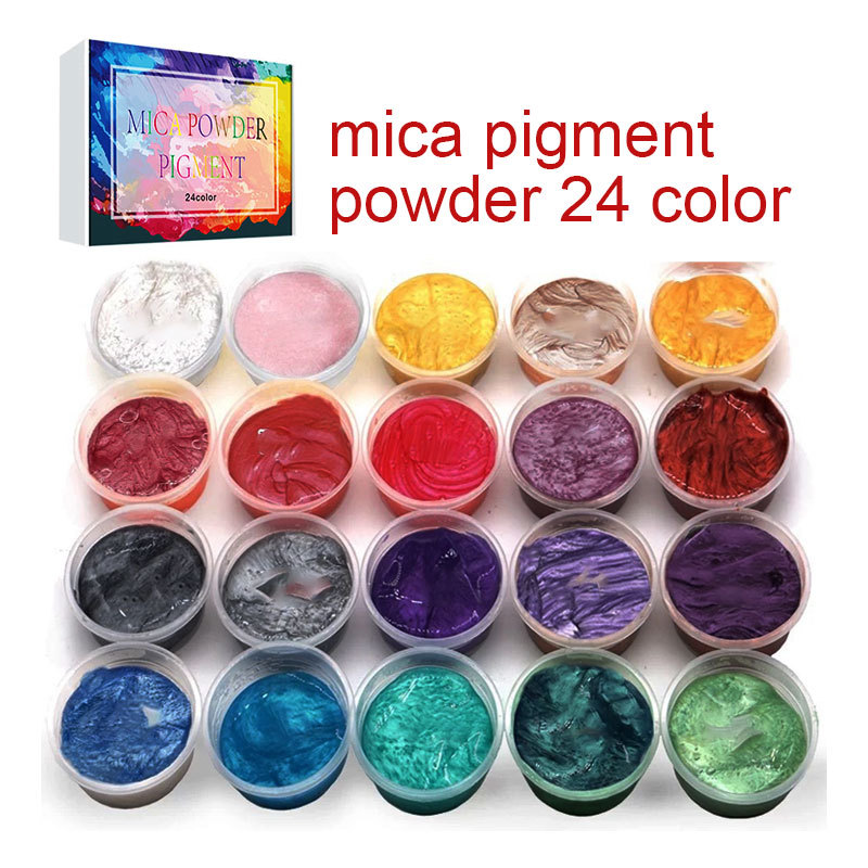 Wholesale 24 Color Mica Powder Pearl
