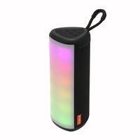 Enceinte Bluetooth portable TG357 triangle avec poignée, lumière LED RGB, étanche IPX4, son stéréo, basses puissantes, pour extérieur