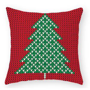 Sublimación de tejido de algodón casa Navidad PillowcaseThrow funda de almohada cubierta - Product Image 5