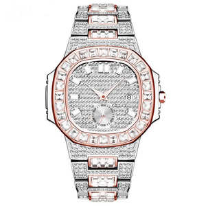 <span class=keywords><strong>Montre</strong></span> de luxe Hip Hot <span class=keywords><strong>Amazon</strong></span> sertie de diamants colorés, <span class=keywords><strong>montre</strong></span> à quartz carrée, étanche, montres pour femmes, <span class=keywords><strong>montre</strong></span>-bracelet en alliage pour femmes - Product Image 6