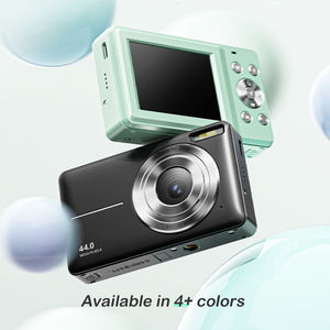 Appareil photo numérique sans miroir 44MP FHD 1080P étonnamment simple, écran 2,4 pouces, mise au point automatique, capteur CMOS <span class=keywords><strong>True</strong></span> Point Shoot, capture vidéo - Product Image 2