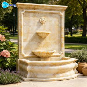 <span class=keywords><strong>Fuente</strong></span> de Agua Comercial Moderna de Mármol Beige en Niveles, con 110-230V y 3 Años de Garantía, para Jardín Formal al Aire Libre - Product Image 5