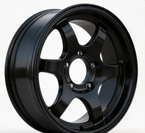 Jante en alliage noire TE37 16 pouces 5x139.7 16x6J -21mm ET concave gris canon pour Suzuki Jimny Samurai & <span class=keywords><strong>LADA</strong></span> <span class=keywords><strong>NIVA</strong></span> <span class=keywords><strong>4x4</strong></span> tout-terrain - Product Image 2