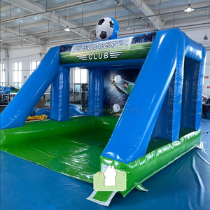 Nouveau modè<span class=keywords><strong>le</strong></span> <span class=keywords><strong>de</strong></span> but gonflable, jeux <span class=keywords><strong>de</strong></span> plein air, trampoline à bascule, interaction entre enfants et adultes, château gonflable - Product Image 2