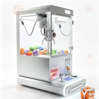 Máquina de garras mini integrada con aceptador de billetes ZDYS |   Juguete Profesional de Peluche Mini para Atrapar Animales