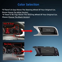 Écran tactile GPS compatible avec Android Wireless CarPlay pour Audi A4 RS4 B8 8K modèles 2009-2016, affichage sur tableau de bord