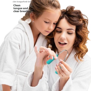 Deep <strong>Toothed</strong> Double-Sided Plastic Tongue <strong>Scraper</strong> Effective for Freshening Breath Reducing Bad Breath Coating Tongue Cleaning - Product Image 5