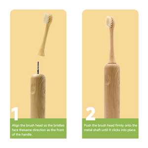 Têtes <span class=keywords><strong>de</strong></span> <span class=keywords><strong>brosse</strong></span> <span class=keywords><strong>de</strong></span> rechange en bambou naturel avec poils <span class=keywords><strong>de</strong></span> sanglier pour la série <span class=keywords><strong>Sonicare</strong></span> Diamond Clean Protective Clean - Product Image 3
