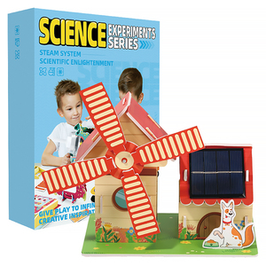 <span class=keywords><strong>DIY</strong></span>-Technologie-Set für Grundschüler: Handgefertigte Solar-Windmühlen, Wissenschaftliches Lernspielzeug, MINT-Kit, CE-Zertifiziert, Individuell Anpassbar - Product Image 1