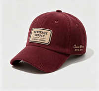 Casquette de baseball vintage classique unisexe avec patch brodé, respirante, réglable, style Dad Hat, personnalisable, 100% coton, américaine
