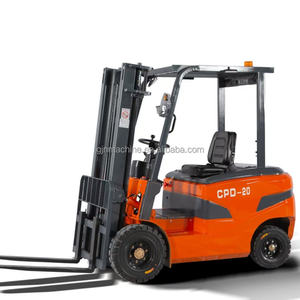 中国厂家直销2吨4轮电动叉车，带60v锂离子电池3m提升高度，供仓库使用 - Product Image 1