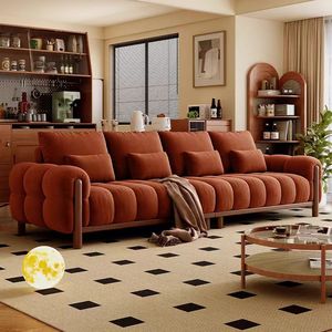 Sofá Seccional <span class=keywords><strong>de</strong></span> madera <span class=keywords><strong>de</strong></span> estilo retro francés, tela verde <span class=keywords><strong>de</strong></span> terciopelo nube, sofás modulares <span class=keywords><strong>de</strong></span> <span class=keywords><strong>3</strong></span> <span class=keywords><strong>plazas</strong></span> para sala <span class=keywords><strong>de</strong></span> estar - Product Image 2