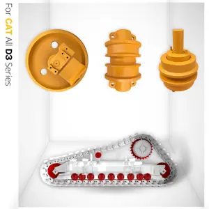 D3 Bulldozer Onderstel Onderdelen Tandwiel Segment Idler Top Roller Track Onderrol Voor Rups Chassis Onderdelen