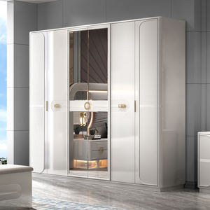 Mobilier <span class=keywords><strong>de</strong></span> Chambre Moderne en Cuir avec Fonction Massage, Ensembles <span class=keywords><strong>de</strong></span> Chambre à Coucher <span class=keywords><strong>Lit</strong></span> King Size <span class=keywords><strong>de</strong></span> Luxe - Product Image 4