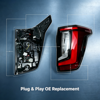 Feu arrière complet pour Hilux Travo 2025 – Plug & Play, remplacement OE, étanche