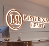 Panneau publicitaire 3D rétro-éclairé pour magasin de mode