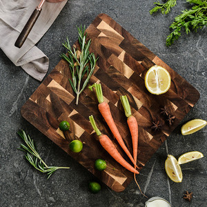 Tabla de Cortar Grande y Gruesa de Madera Natural Sólida, Certificada por <span class=keywords><strong>la</strong></span> FDA, LFGB y SGS, para Cocina Doméstica, Carnicería, Restaurante y Servicios de Catering - Product Image 3