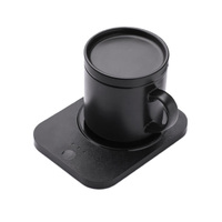 Mug à café en céramique avec chargeur sans fil électronique personnalisé, chauffage, 3 réglages de température (45°C/50°C/55°C), capacité de 12 oz, USB