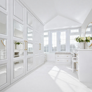 BALOM Set di Mobili per Camera da Letto Personalizzati, Armadio Modulare Moderno di Lusso <span class=keywords><strong>con</strong></span> Ante a Specchio - Product Image 2
