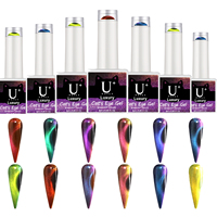Vernis à ongles semi-permanent Esmalte de uas gel barniz 12D magnetic cat eye nail polish Health And Beauty