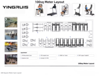 Solution de projet Hyrox Studio : Équipement de gym Hyrox de qualité commerciale supérieure avec solution tout-en-un pour salle de sport