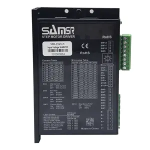 Samsr Cnc Stappenmotor Driver 1.0-4.5a 24-48vdc 128 Micro Stap Nema 17 23 Stappenmotor