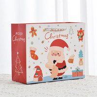 Emballage cadeau personnalisé certifié fuchsia joyeux réveillon de noël, sac en carton blanc créatif pour cadeau de noël