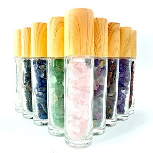 Vente en gros de flacons en verre pour huiles essentielles de 10 ml, flacons à bille en cristal, flacons à parfum - Product Image 5