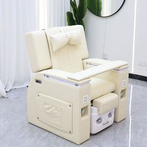 Fauteuil de pédicure de luxe sans plomberie avec massage et bain de pieds électrique, fauteuil de spa moderne rose pour salon de beauté (vente en gros) - Product Image 3