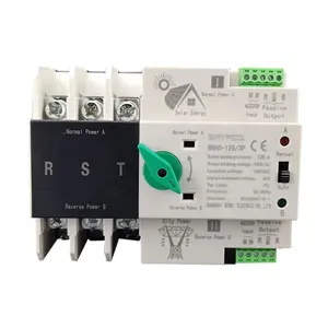 3P 60Hz 400V 220VAC PC DC ATS Interruptor de transferencia automática ignífugo de hospital de Nueva Energía