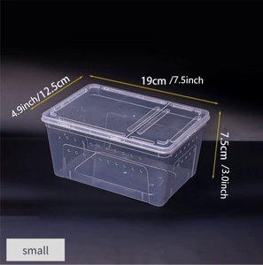 Caja de Cría de Serpientes Transparente y Portátil, Recipiente para Reptiles, Dragones Barbudos, Arañas y Otras Criaturas, Accesorios para Mascotas - Product Image 5